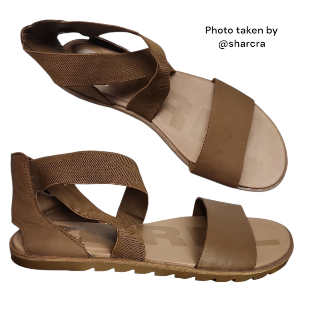 Sorel Ella Camel Brown Gladiator Sandals - Insanely Comfortable!